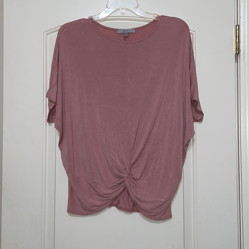 Pink knot blouse